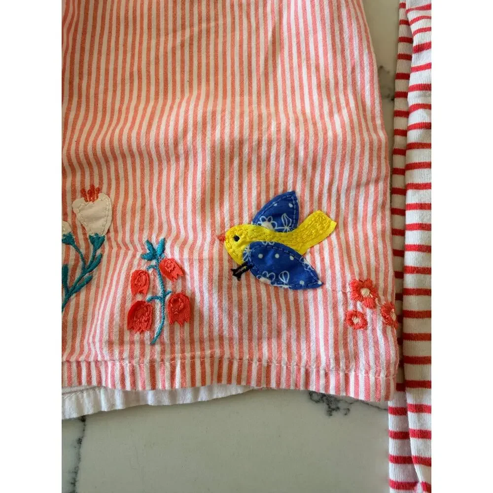 Baby Boden 'Pretty Appliqué' Top & Leggings Set